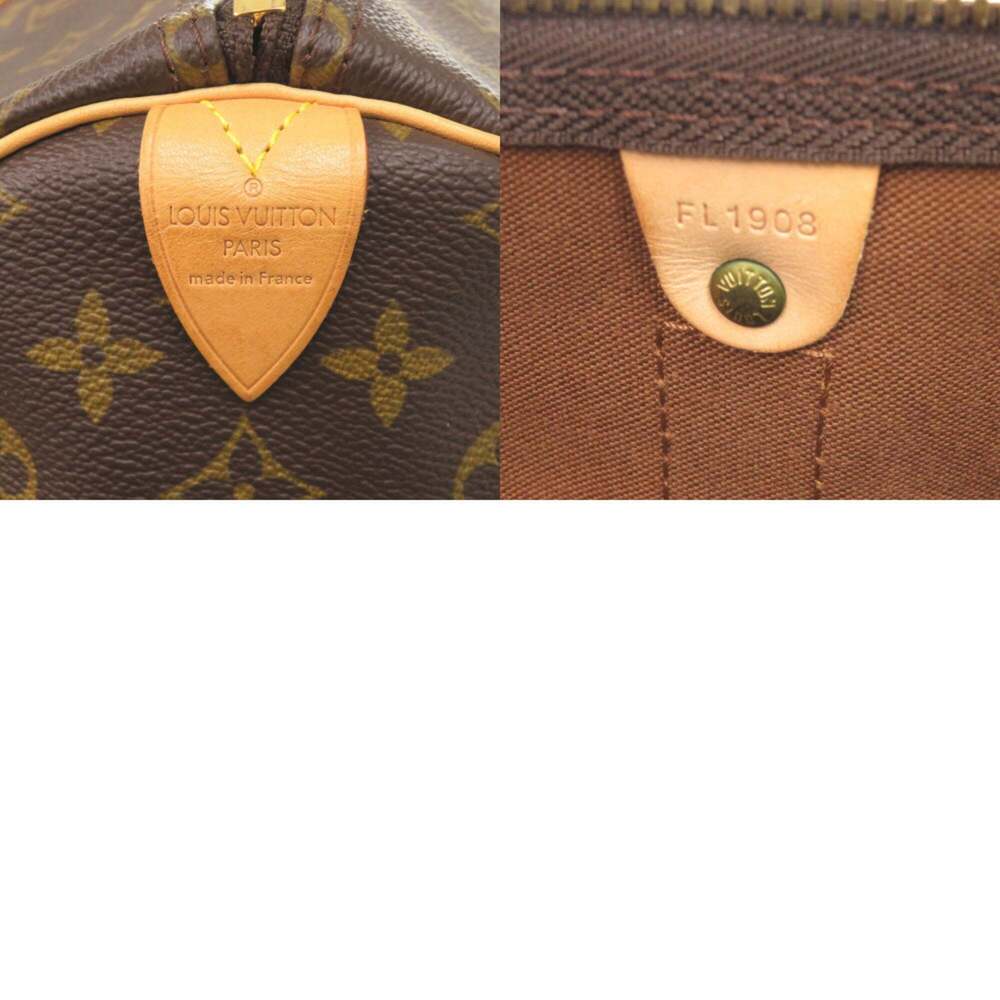 LOUIS VUITTON Authentic Brown Monogram Canvas Keepall 55 Boston Bag - Picture 10 of 10